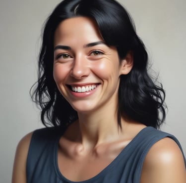 A cozy home office wall adorned with colorful digital motivational art prints.