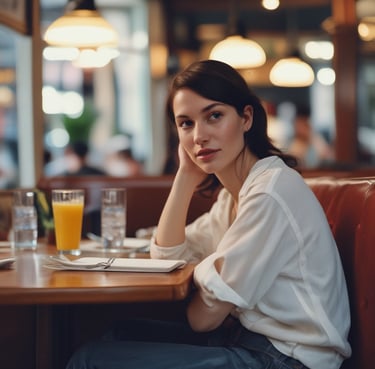 Portrait of a confident woman smiling, symbolizing empowerment through knowledge.