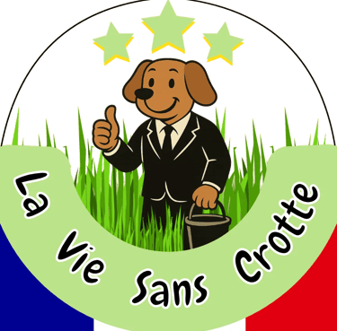 Logo La Vie Sans Crotte – service de nettoyage spécialisé animaux en Île-de-France