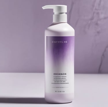 A tube labeled 'Cosmetology Lady Cream' is placed on a reflective surface. Surrounding it are decorative items such as a glass jar with a diamond pattern, a round mirror, and pink flower petals. The background features a soft, warm lighting that enhances the luxurious feel of the setting.
