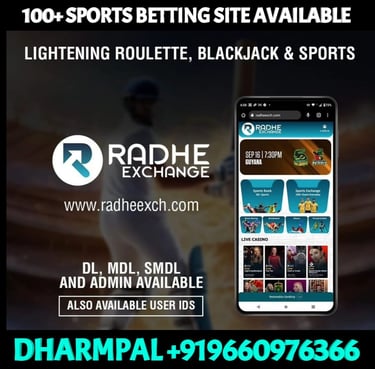 ONLINE CRICKET BETTING ID AVAILABLE DL MDL SMDL MASTER ID SUPER MASTER ID ADMIN ID AVAILABLE 