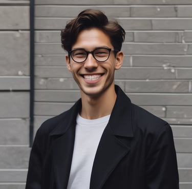 A man is standing on a stage in front of a backdrop with the text 'Social Media Marketing World'. He is wearing a patterned shirt and white pants, gesturing as he speaks. There is a podium with a microphone and two books on it. An audience is seated and listening attentively.