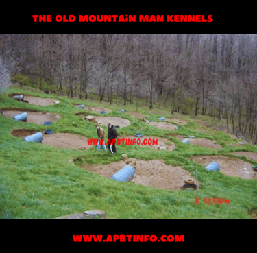 The Old Mountain man Kennel, Lester Hughes APBT Yard Tour