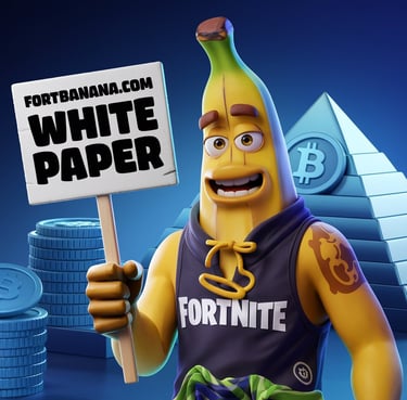 a cartoon character holding a sign that says fortine