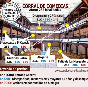 precios entradas corral de comedias almagro