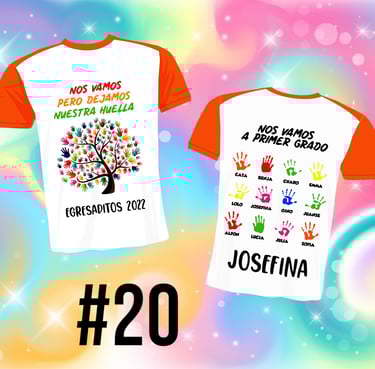 Remera para egresaditos de Jardin de Infantes
