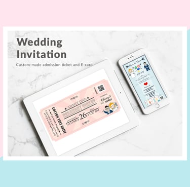 Invitation design - carnival & lego theme