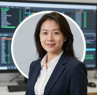 A satisfied customer giving a thumbs up in a factory setting.