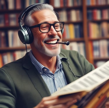 A man wearing sunglasses and a dark suit plays the saxophone in an outdoor setting with several other musicians and people around. The scene is lively with a mixture of musical instruments, including a harp, visible in the background. The ensemble seems to be performing, suggesting a festive or ceremonial atmosphere.