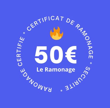ramoneur et certificat de ramonage a Nantes prix 50 euros