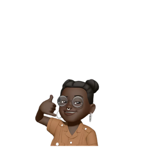 a woman with glasses and a brown shirt