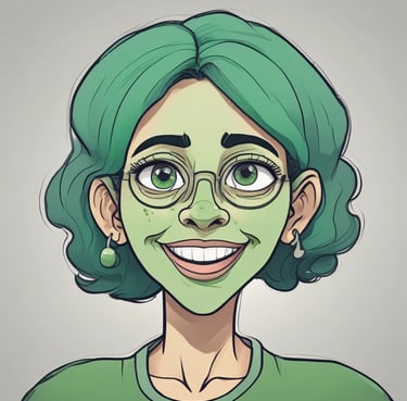 woman wearing black crew-neck shirt