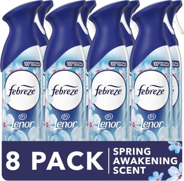 a pack of four feb foolenzer spray on a white background