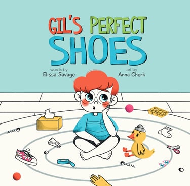 Gil's Perfect Shoes - children's picture book SEL sensory