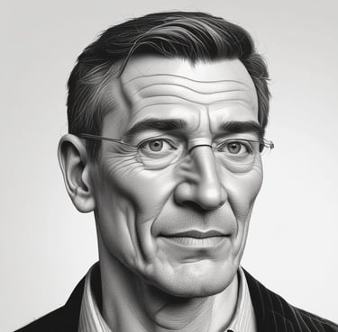 A happy reader holding a book with a smile.