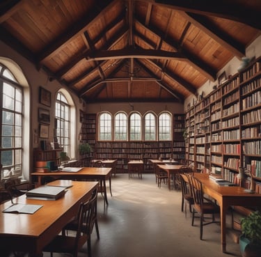 A happy reader holding a book with a smile.