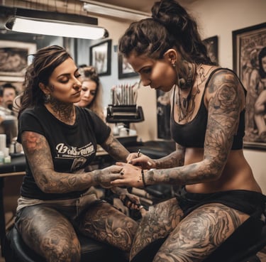 a man holding a woman in a white dress