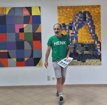 Henk Tieten Presenteert op de kunstacademie