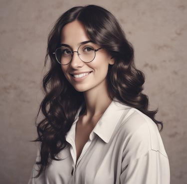 woman wearing black crew-neck shirt