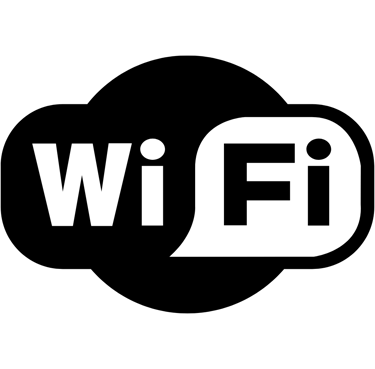wifi symbol to indicate wifi included at camping babsita