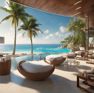 brown wooden center table inside room