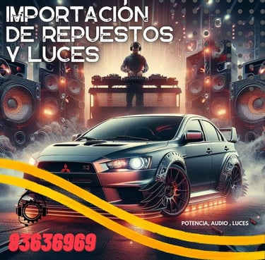 Importación directa de luces y sonido