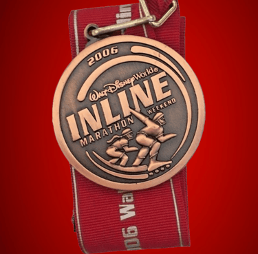 2006 Disney Inline Skating Half Marathon Medal