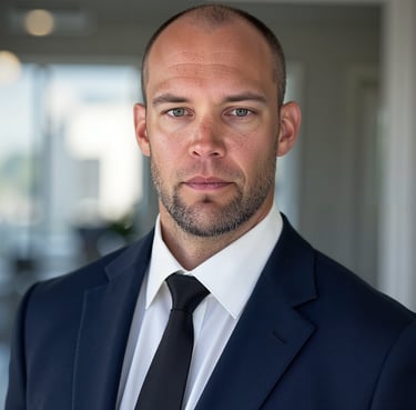 a man in a suit and tie