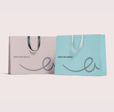 Bolsas para entrega de productos de marca de cuidados faciales