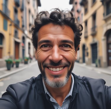 woman wearing black crew-neck shirt