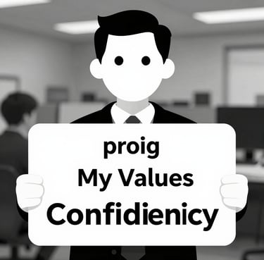 Close-up of a confident businessman in a tailored suit in a modern office.