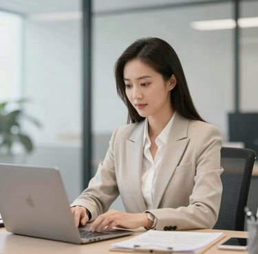 Portrait of a smiling man in a casual office setting.