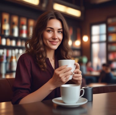 A serene image of a person reading an astrology chart by candlelight.