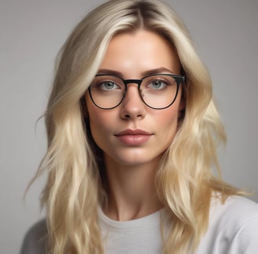 A cheerful 3D animated mascot character on a TV screen inside a hair salon.