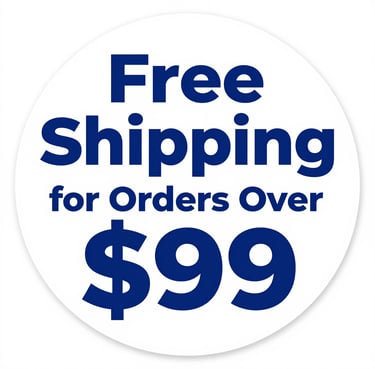 Free shipping sticker