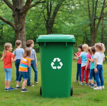 Poubelle Métallique Galvanisé