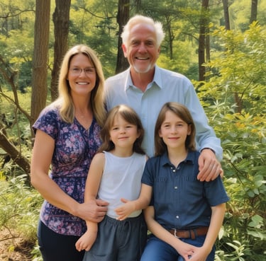 A cozy kitchen corner with fresh herbs drying by the window.