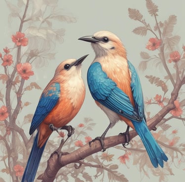 A serene setting with tarot cards laid out on a wooden table, soft candlelight glowing nearby.