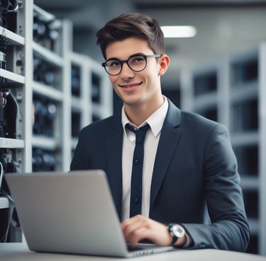 A serene clinic room with soft violet accents and natural light filtering through sheer curtains.