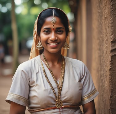 A serene clinic room with soft violet accents and natural light filtering through sheer curtains.