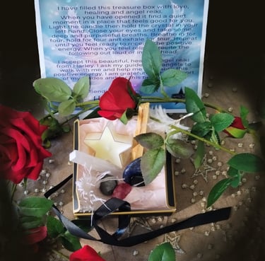 Reiki intention box - distance healing