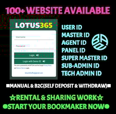 ONLINE CRICKET BETTING ID AVAILABLE DL MDL SMDL MASTER ID SUPER MASTER ID ADMIN ID AVAILABLE 