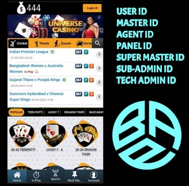 ONLINE CRICKET BETTING ID AVAILABLE DL MDL SMDL MASTER ID SUPER MASTER ID ADMIN ID AVAILABLE 