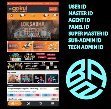 ONLINE CRICKET BETTING ID AVAILABLE DL MDL SMDL MASTER ID SUPER MASTER ID ADMIN ID AVAILABLE 