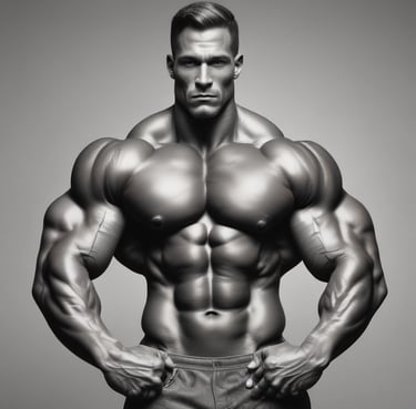 Portrait of a happy woman using fitness equipment at home.