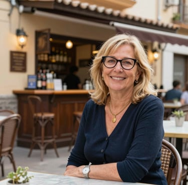 Technician fixing an air conditioning unit on a sunny day in Málaga.