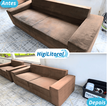 limpeza e Higienização de Sofá em Itapoá