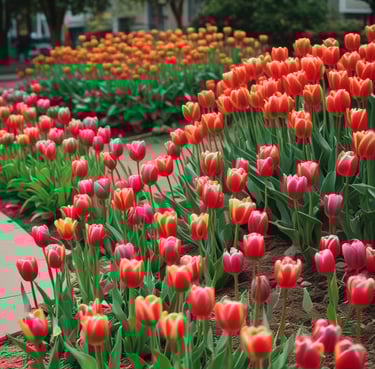 A collection of handcrafted items sits on display. The setup includes a variety of objects such as bowls, trays, and a hanging lamp, all of which have a fur or leather-like texture. The scene is warmly lit, enhancing the natural materials of each item. Wooden utensils with a dark finish are suspended next to the lamp.