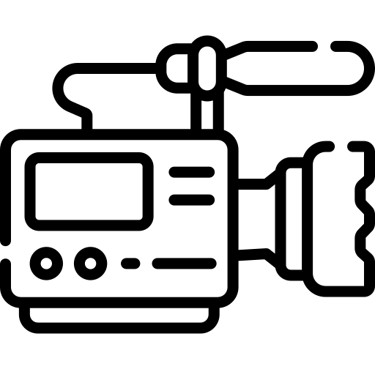 Logo pictogramme caméra vidéo