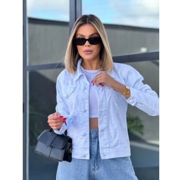 Jaqueta Jeans Feminina Linha Premium 